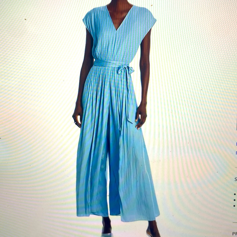 T. Tahari sash tie jumpsuit. New with tags size 10.